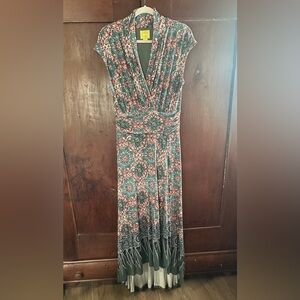 Maeve Anthropologie Patterned Maxi Dress